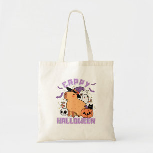 Tote Bag Cappy Halloween Cute Capybara Halloween