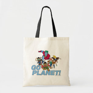 Tote Bag Captain Planet and the Planeteers - Go Planet!
