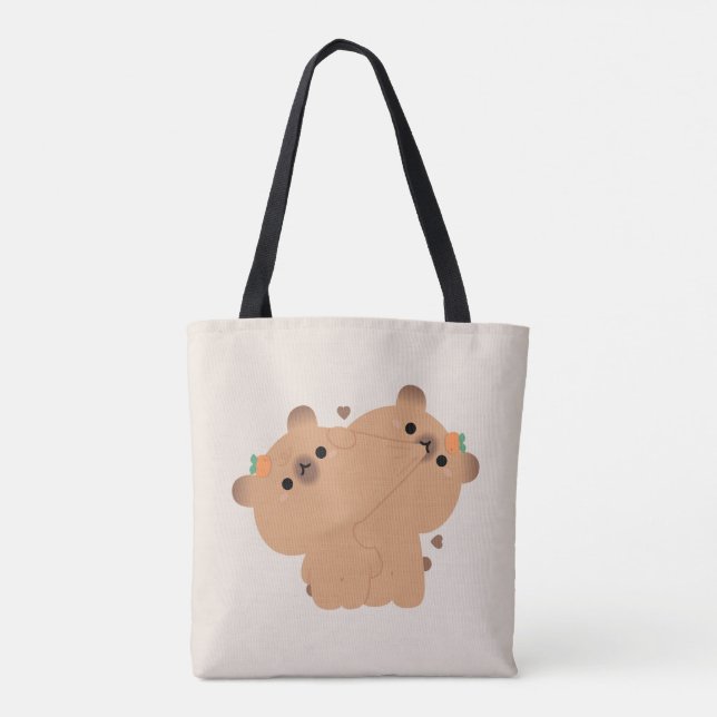 Tote Bag Capybara Couple (Dos)