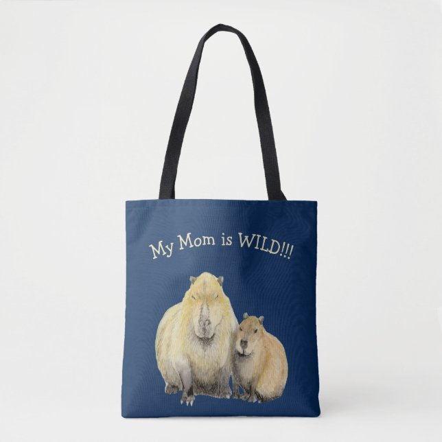 Tote Bag Capybara Maman (Devant)