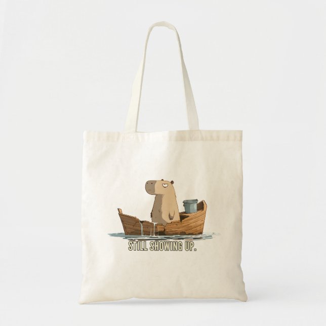 Tote Bag Capybara Toujours Présent (Devant)