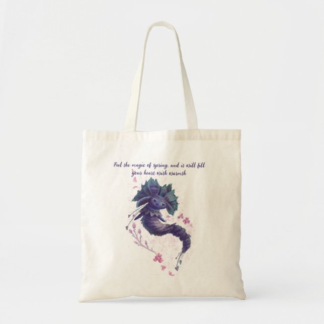 Tote Bag Caractère de fée forestière (Devant)
