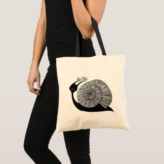 Tote Bag Caractère D'Escargot Cartoon Avec Yeux Spiraux