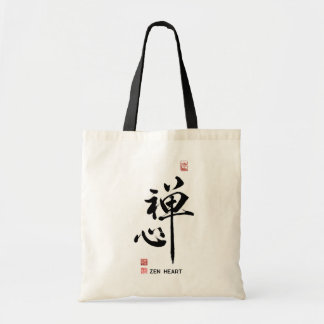 Tote Bag Caractères Coeur zen