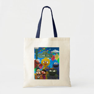 Tote Bag Caractères de rue Sésame Scène de parti