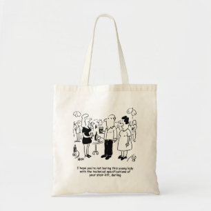 Tote Bag Caractéristiques de l'escalier dessin animé.