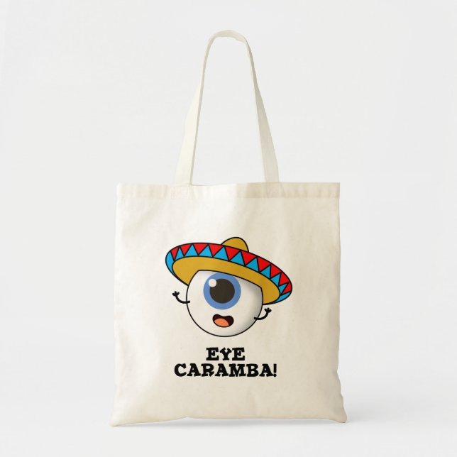 Tote Bag Caramba de l'oeil amusant pistolet mexicain (Devant)