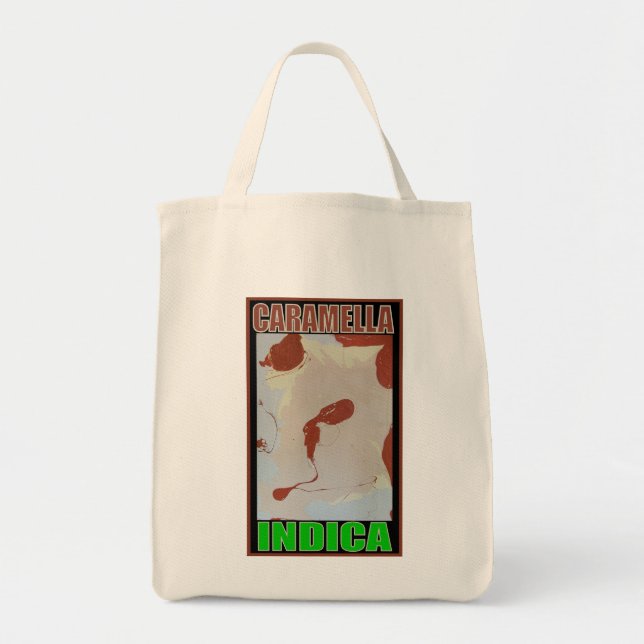 TOTE BAG CARAMELLA INDICA (Devant)