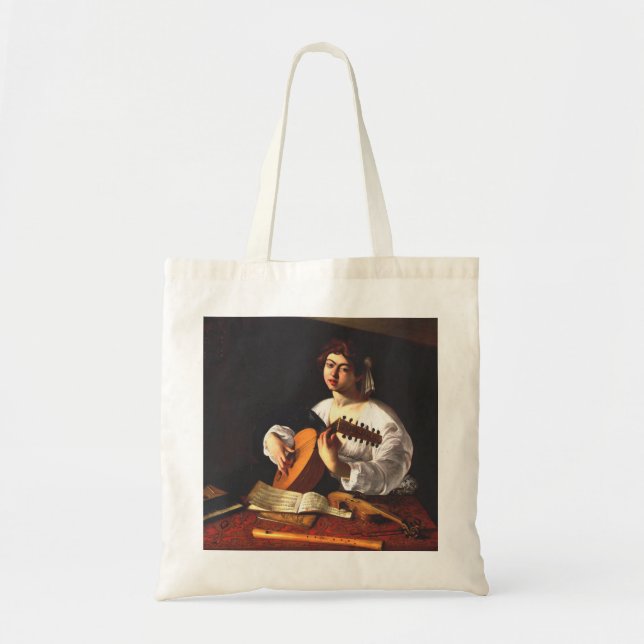 Tote Bag Caravaggio - Le Lute Player (Devant)