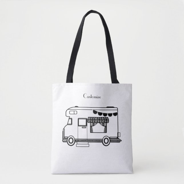 Tote Bag Caravane de camping RV Thunder_Cove (Devant)
