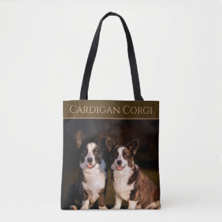 Tote Bag Cardigan Corgi
