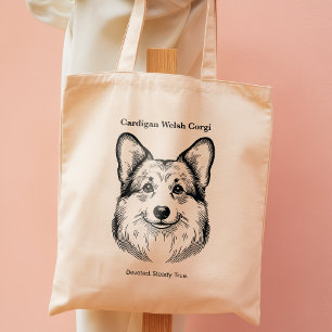 Tote Bag Cardigan Welsh Corgi