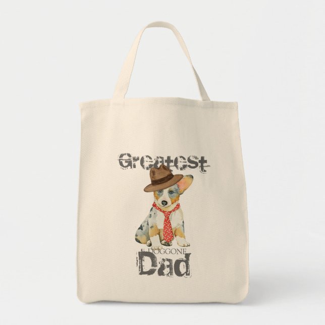 Tote Bag Cardigan Welsh Corgi Papa (Devant)
