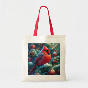 Tote Bag Cardinal de Noël/hiver