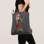 Tote Bag Cardinal et Colibri rose Lily Personnalis&#233;