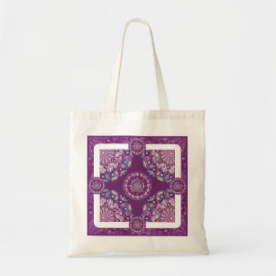 Tote Bag Cardinal rouge Rosace