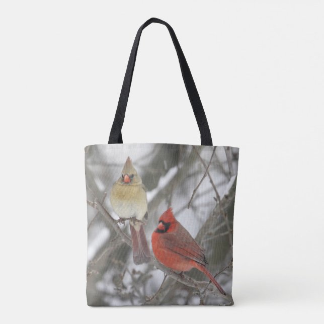 Tote Bag Cardinaux du Nord (Dos)