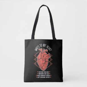 Tote Bag Cardiologie cardiaque Echo Cardiologue étudiant Mé