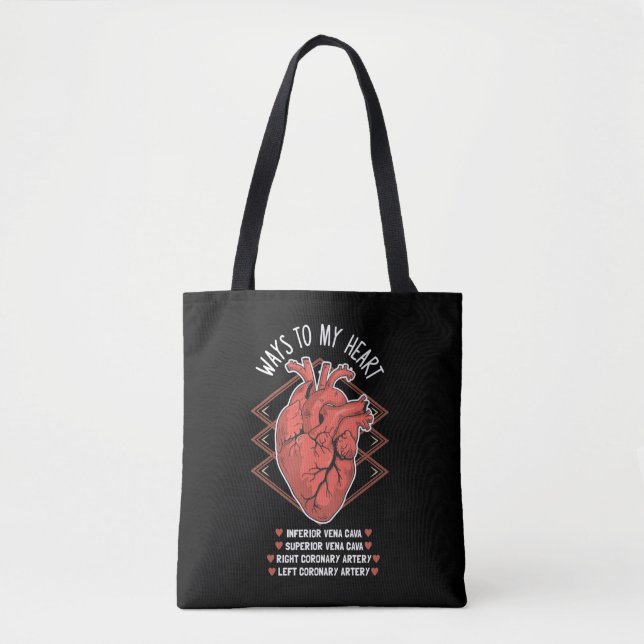 Tote Bag Cardiologie cardiaque Echo Cardiologue étudiant Mé (Devant)