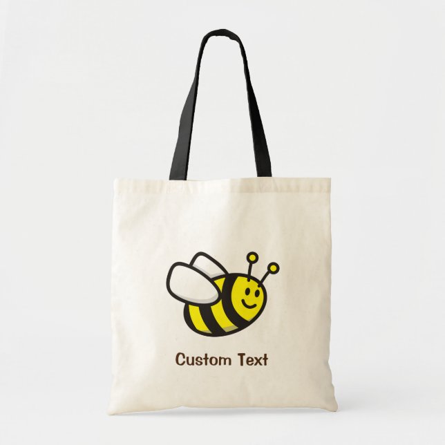 Tote Bag Caricature d'abeille (Devant)