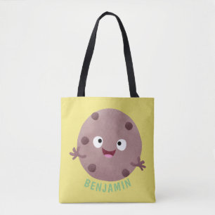 Tote Bag Caricature de biscuit à puce en chocolat