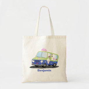Tote Bag Caricature de camion de glace joli