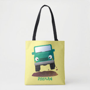 Tote Bag Caricature de voiture 4 X4 hors route