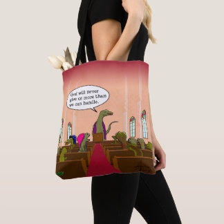 Tote Bag Caricature Dieu Ne Nous Donne Jamais Plus Que Nous
