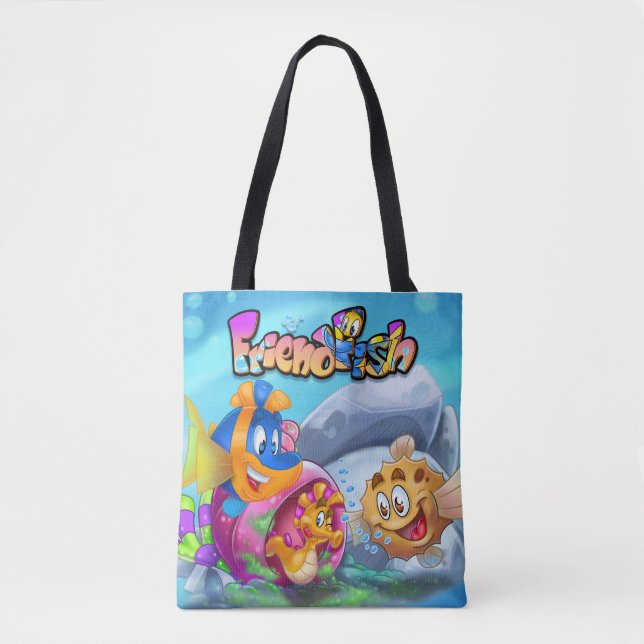 Tote Bag Caricature FriendFish (Devant)