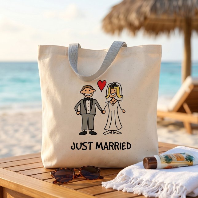 Tote Bag Caricature juste mariée (Créateur téléchargé)