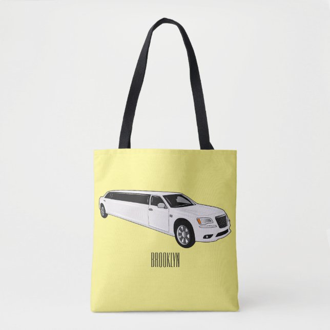 Tote Bag Caricature limousine (Devant)