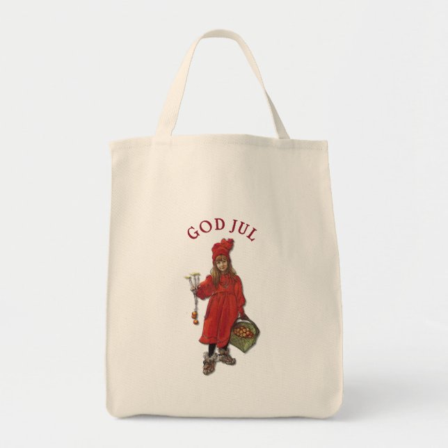Tote Bag Carl Larsson Brita comme Iduna dit Dieu juillet (Devant)