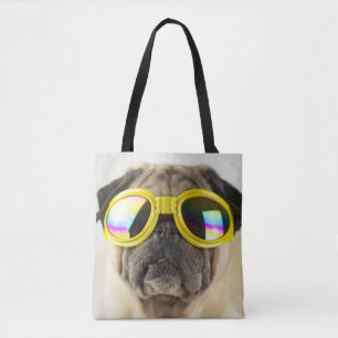 Tote Bag Carlin avec lunettes
