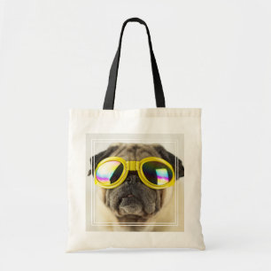 Tote Bag Carlin avec lunettes