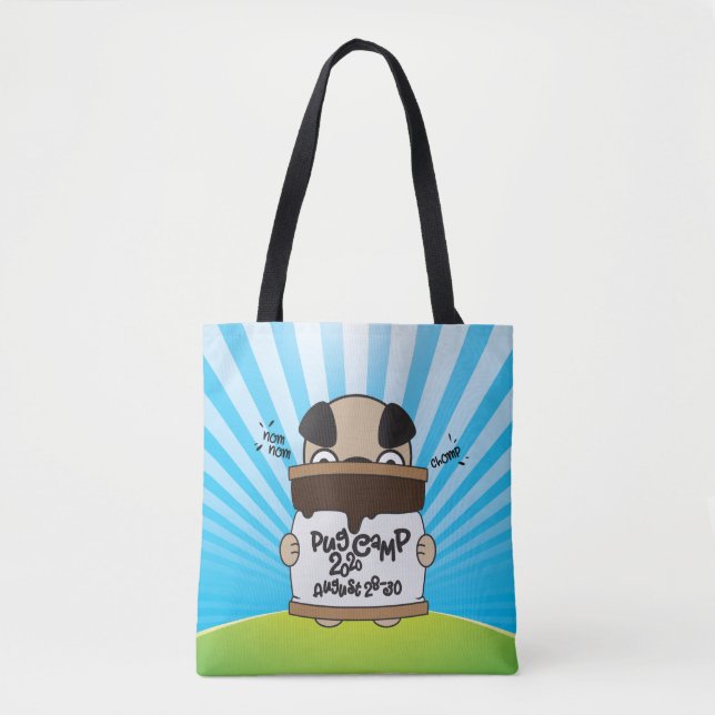 Tote Bag Carlin Camp 2020 S'more Design (Devant)
