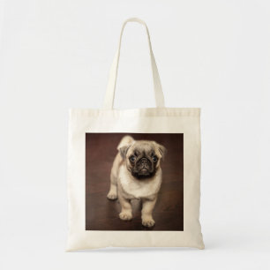 Tote Bag Carlin Chiot sur parquet poli