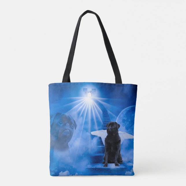 Tote Bag Carlin dans le Ciel comme l'Ange Sympathie (Dos)