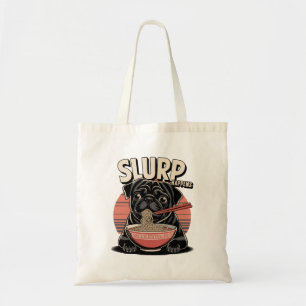 Tote Bag Carlin Manger Ramen Drôle Slurp arrive