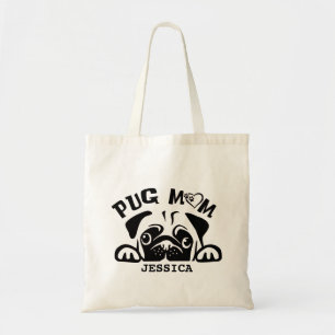 Tote Bag Carlin personnalisé maman graphique