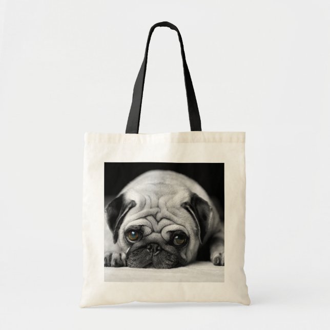 Tote Bag Carlin triste (Devant)