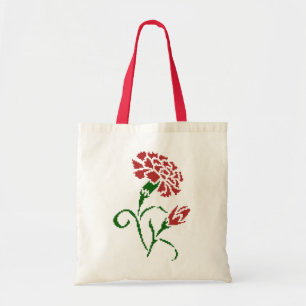Tote Bag Carnations rouges