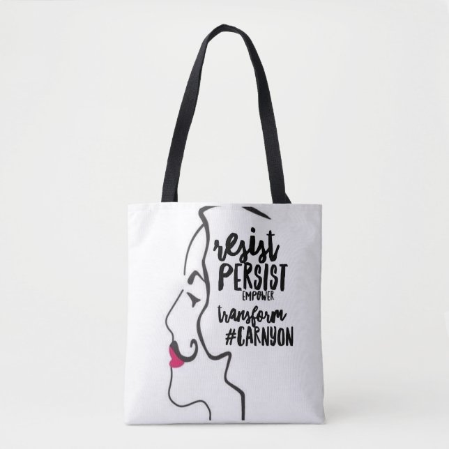 Tote Bag  #CarnyOn Fille Carny Shoppeuse (Devant)