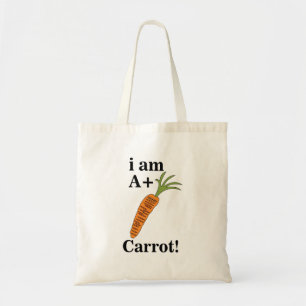 Tote Bag Carotte je suis une carotte drôle A+