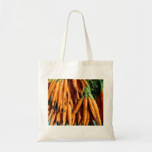 Tote Bag Carottes oranges de récolte fraîche de la ferme à