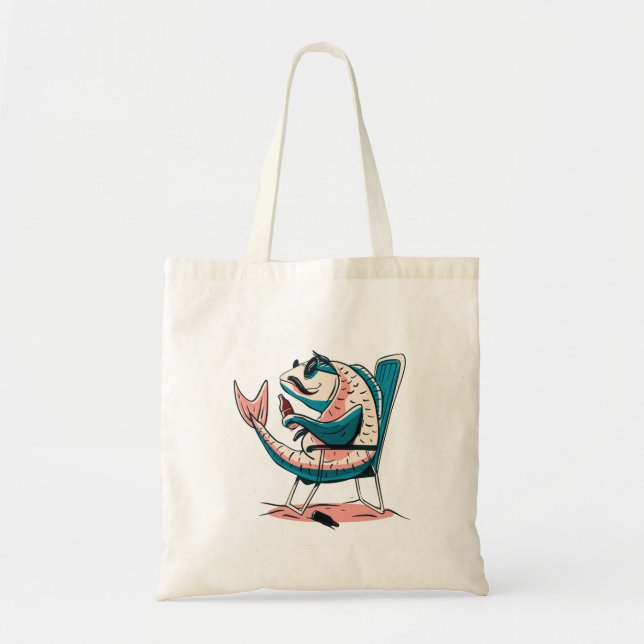 Tote Bag Carp Grandfather (Devant)