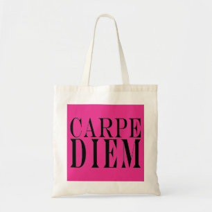 Tote Bag Carpe Diem Saisir le Jour où le latin cite le bonh