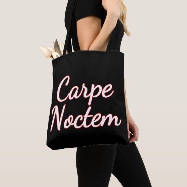 Tote Bag Carpe Noctem (De près)