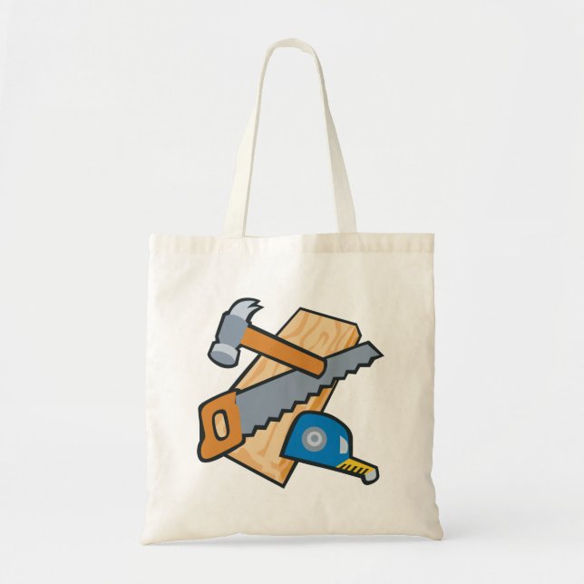 Tote Bag Carpenter Tools (Devant)