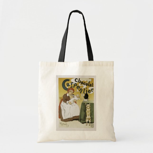 Tote Bag Carpentier au chocolat (Devant)