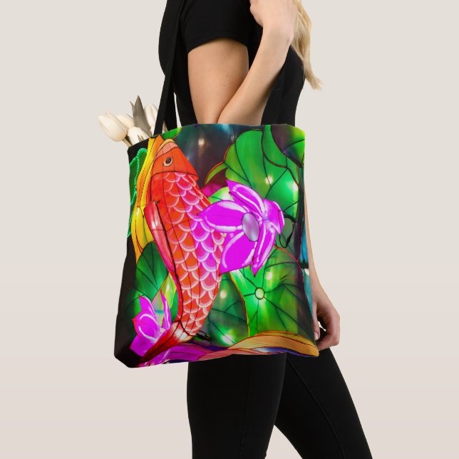 Tote Bag Carpes illuminées (De près)